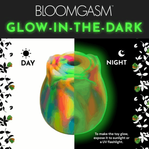 Glow Rose Glow-in-the-Dark Clitoral Stimulator - Image 3
